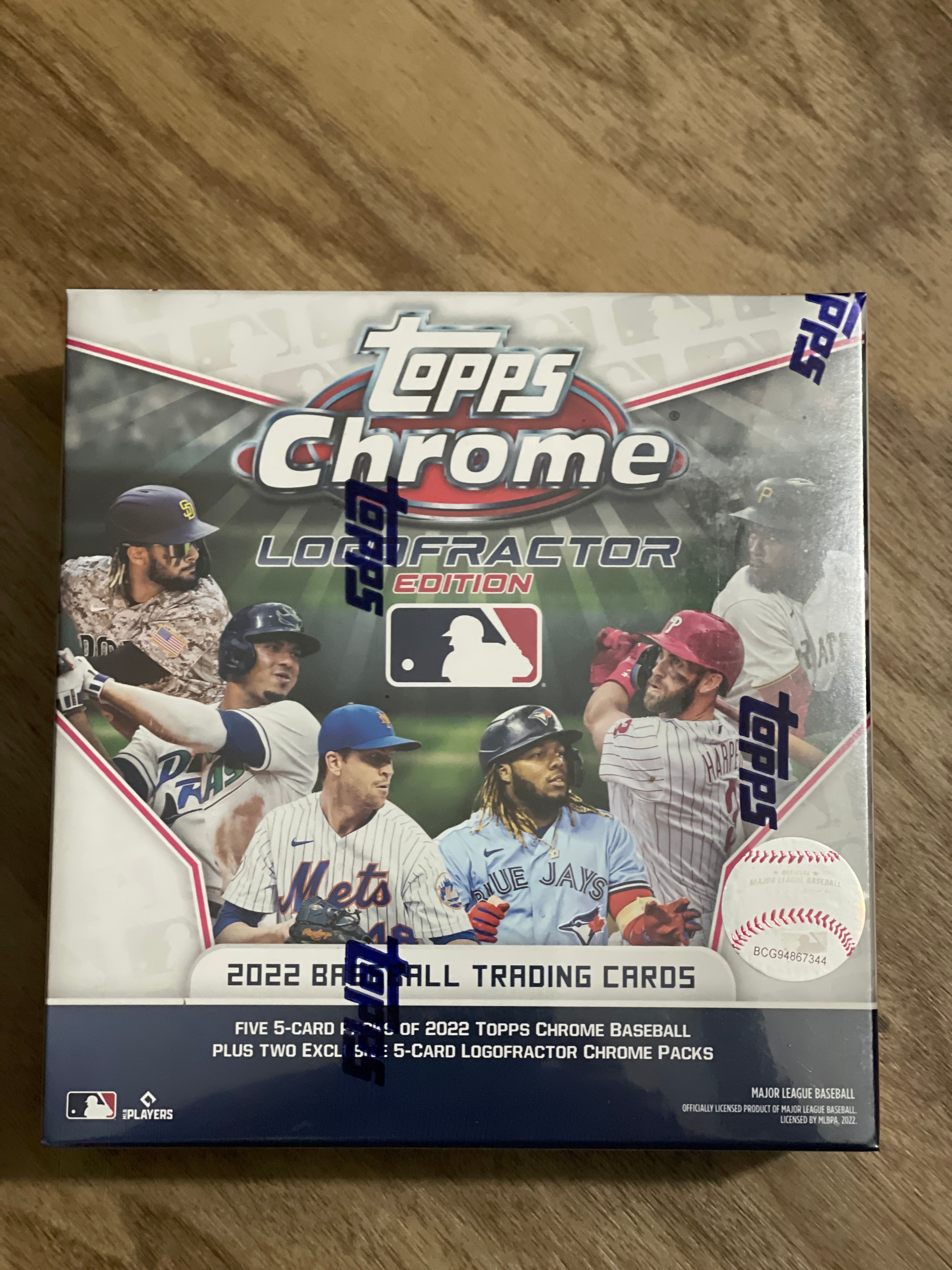 2023 Topps Chrome Logofractor Edition Baseball Checklist, Boxes