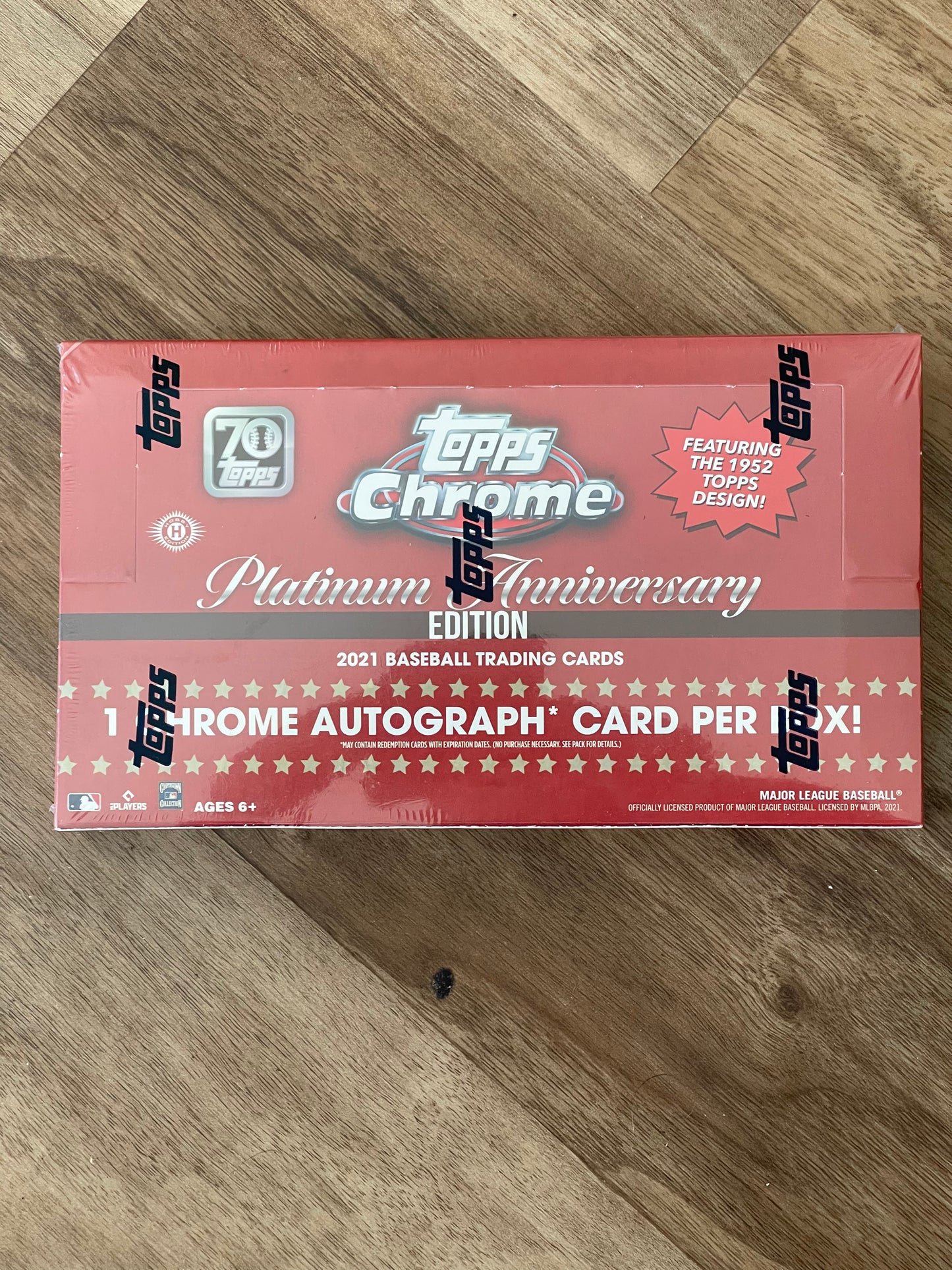 2021 Topps Platinum Anniversary Chrome Sealed Hobby Box