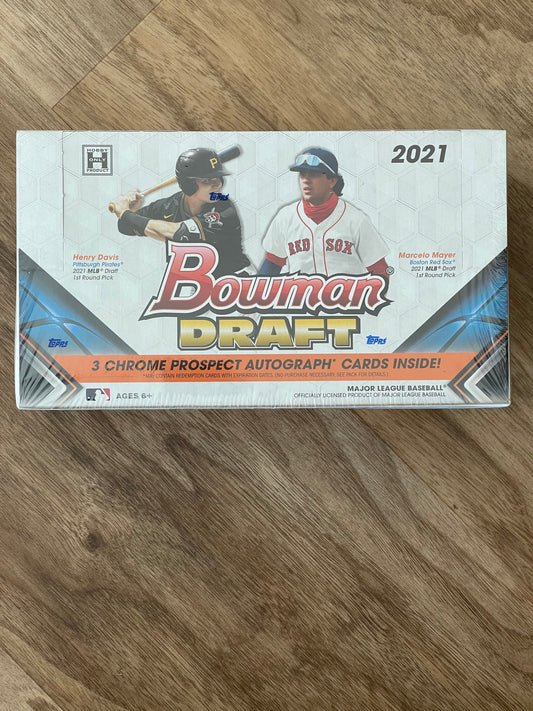 2021 Bowman Draft Sealed Hobby Box