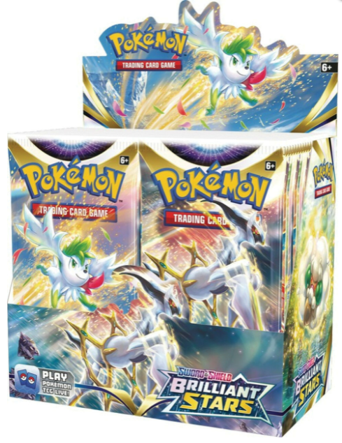 Brilliant Stars Booster Display (36 packs) Factory Sealed