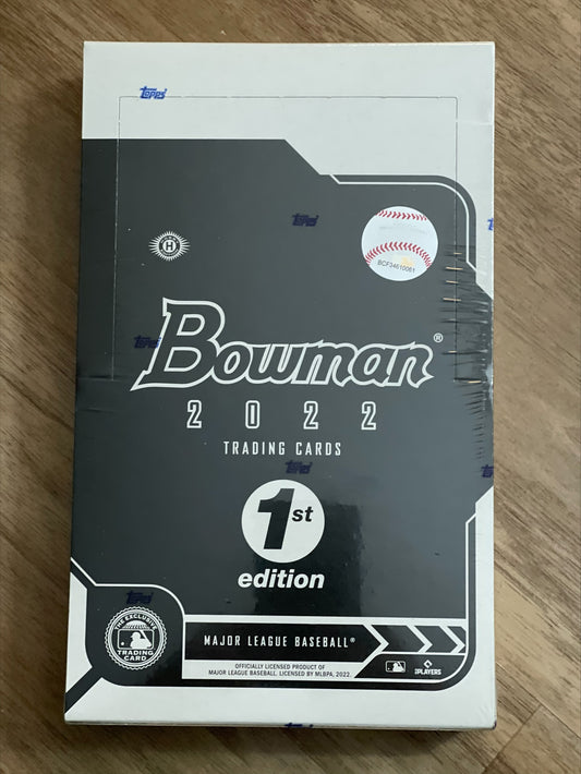 2022 Bowman 1st Edition Baseball Sealed Hobby Box