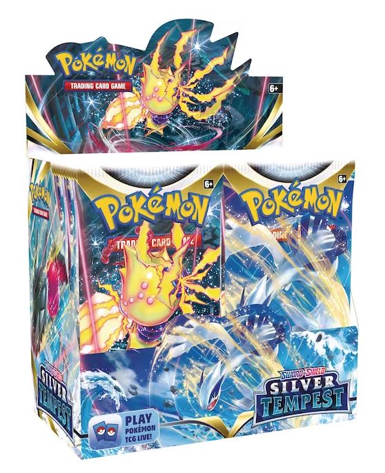 Silver Tempest Booster Display (36 packs) Factory Sealed