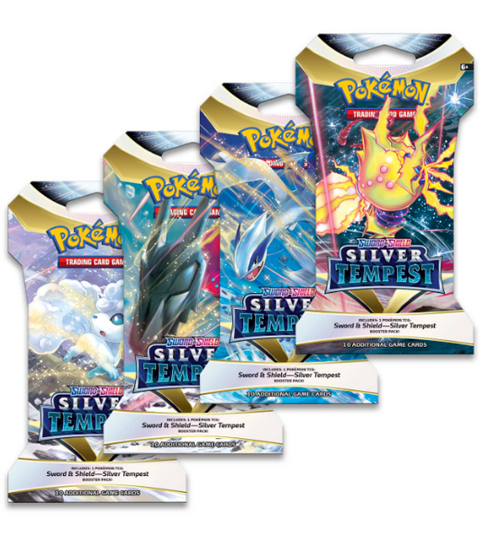 Silver Tempest Sleeved Booster Pack (1)