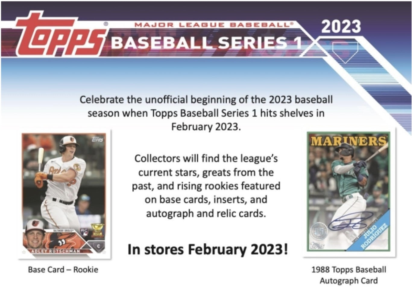 2023 Topps Series 1 Hobby Box