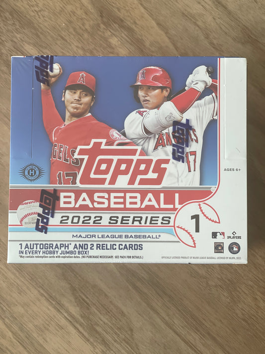 2022 Topps Series 1 Jumbo Box