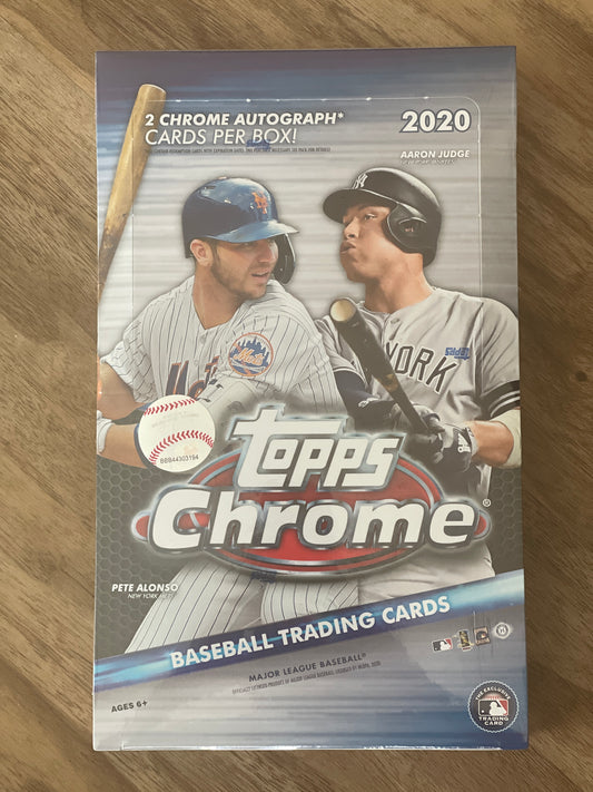 2020 Topps Chrome Hobby Box