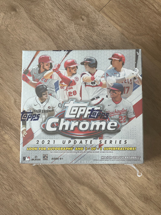 2021 Topps Chrome Update Series Sealed Box