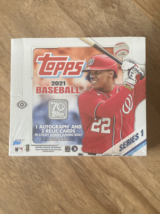 2021 Topps Series 1 Jumbo Box